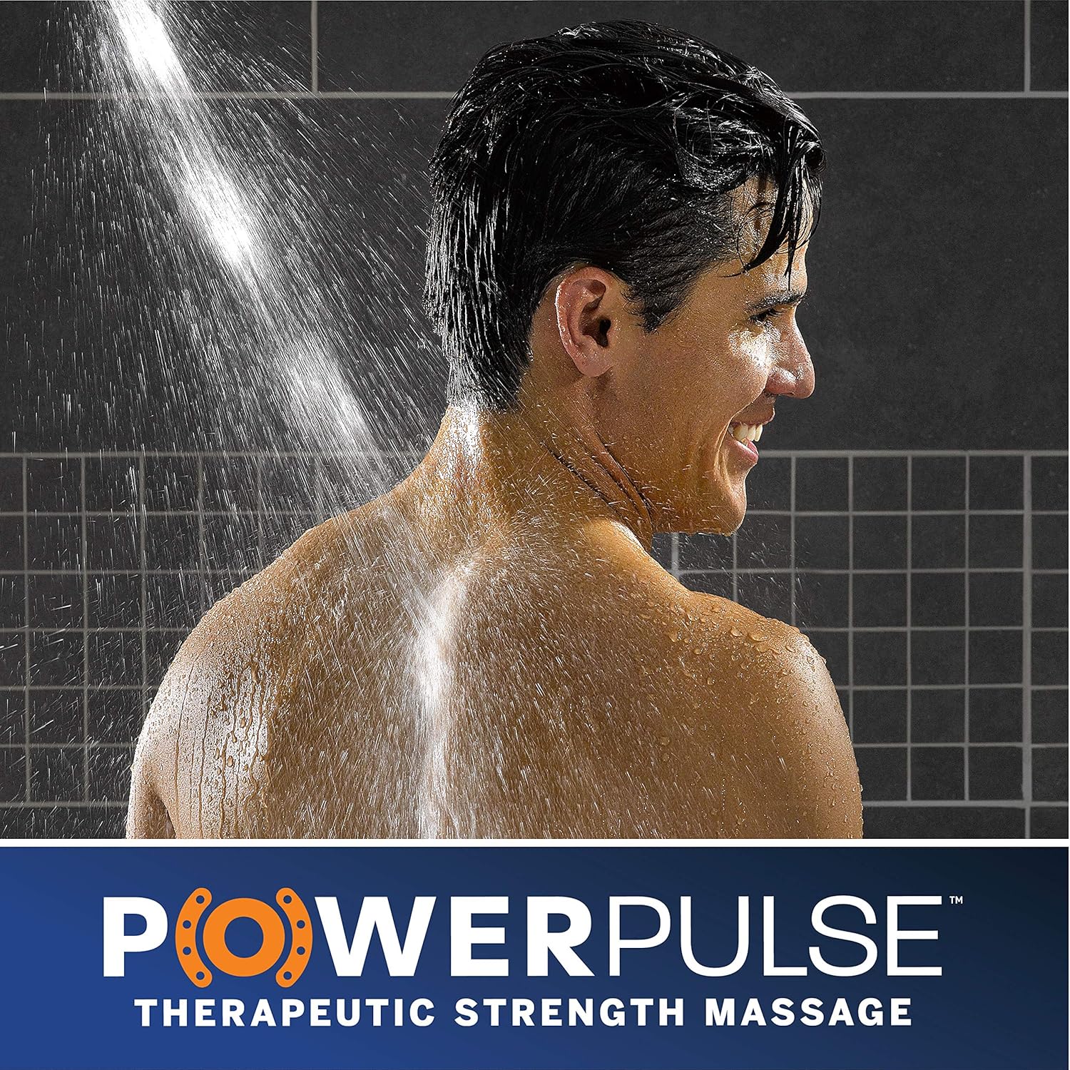Waterpik Slide Rail Hand Held Shower Head Chrome Height Select with PowerPulse Therapeutic Massage Spray, SRXPP-763ME - Image 7