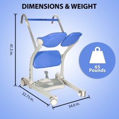 Alternative view of ArjoHuntleigh Sara Stedy Sit to Stand Manual Patient Lift Aid | Fully Assembled Elderly Assistance Products | Holds up to 400 Pounds | Intended for Users 4’11 – 6’6
