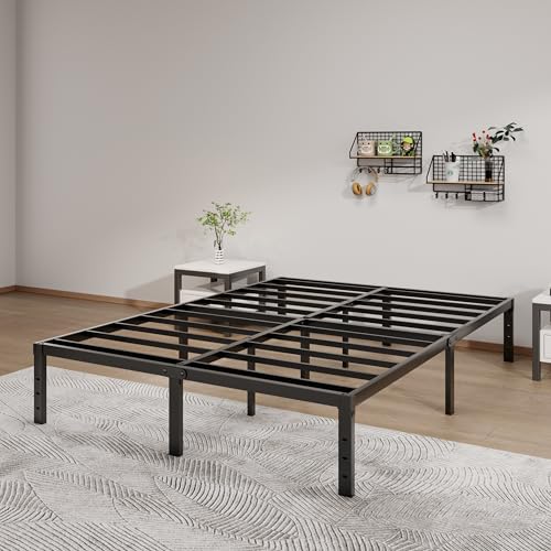 Metal Bed Frame Full Size – 14 Inch Heavy-Duty Full Platform Bed Frame No Box Spring Needed, Easy Assembly, Noise-Free, Sturdy Mattress Foundation, Underbed Storage Space - Image 41