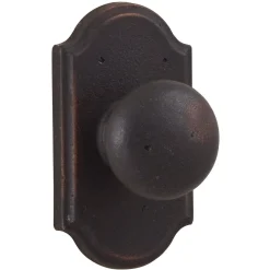 Weslock Wexford Privacy Door Knob with Premiere Rose – Oil Rubbed Bronze – 07110F1F1SL20