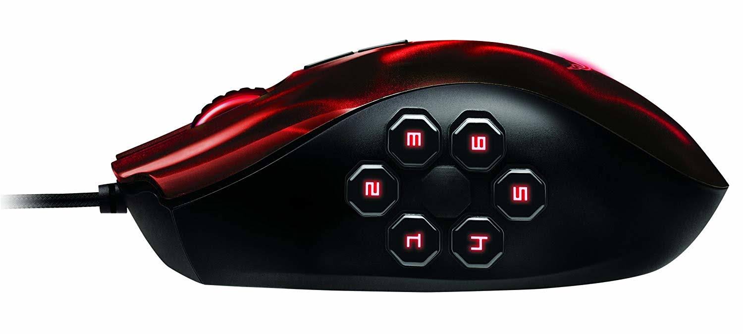 Razer Naga Hex Moba PC Gaming Mouse – Red - Image 4