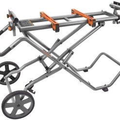 Ridgid Universal Mobile Miter Saw Stand with Mounting Braces