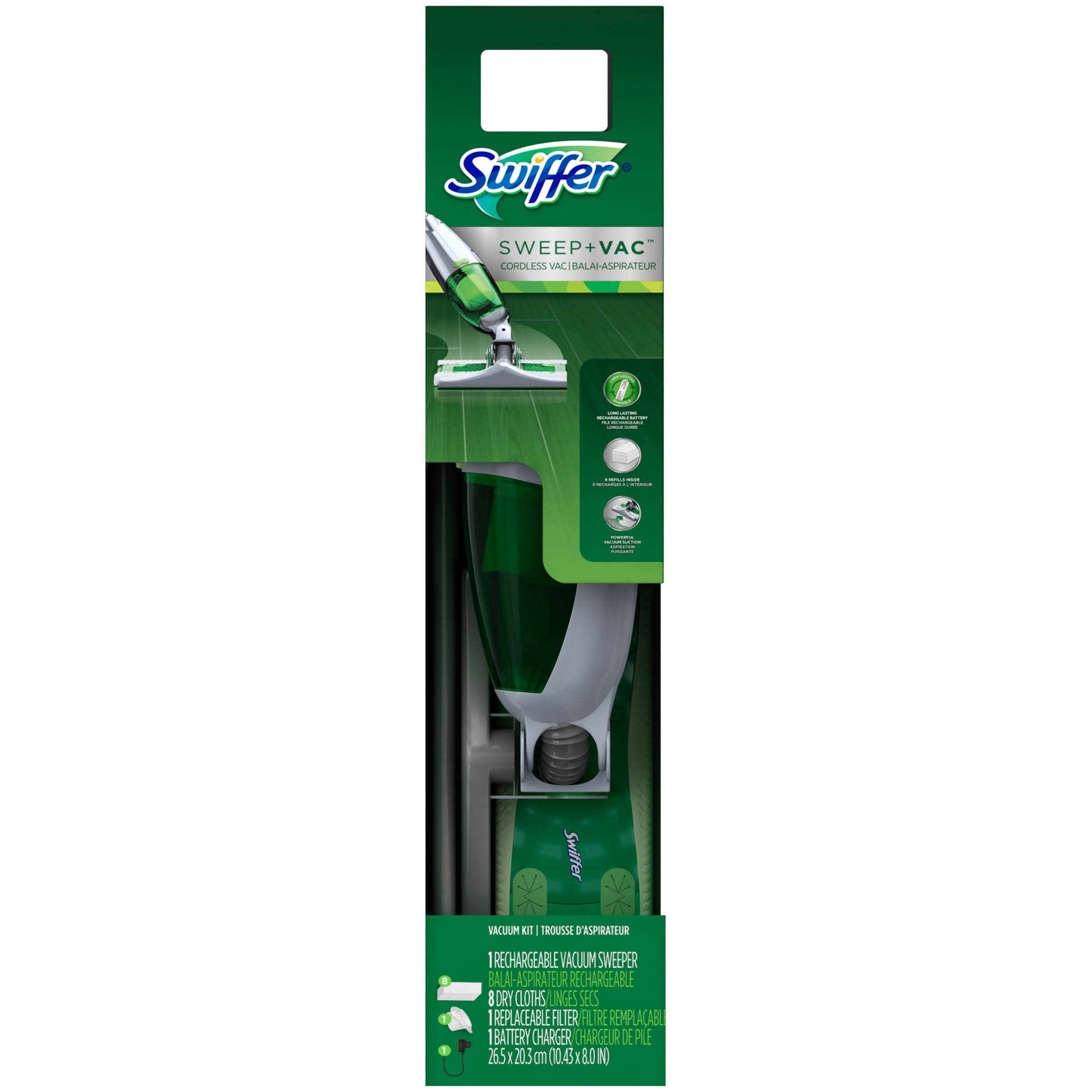 Swiffer Sweep+Vac Vacuum Sweeper, Rechargeable - Image 2