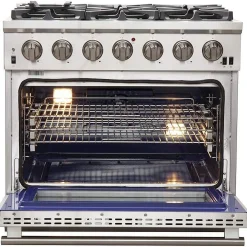 Capriasca – Titanium Professional 36 Freestanding Gas Range