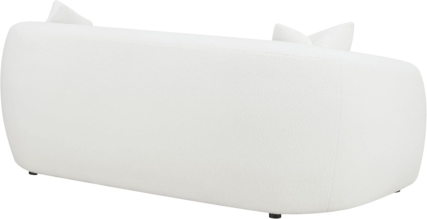 Coaster Home Furnishings Isabella Upholstered Tight Back Sofa White - Image 8