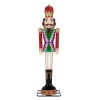 2025 Animated Christmas Nutcracker Blow Mold Decoration, Multicolor, 9′, by Holiday Time