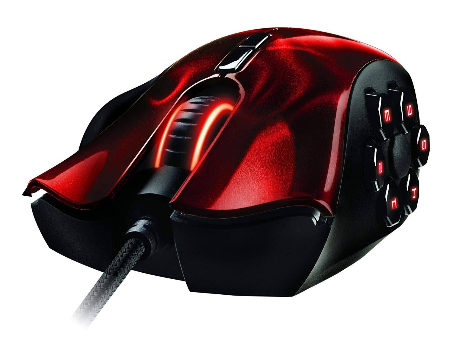 Razer Naga Hex Moba PC Gaming Mouse – Red - Image 2