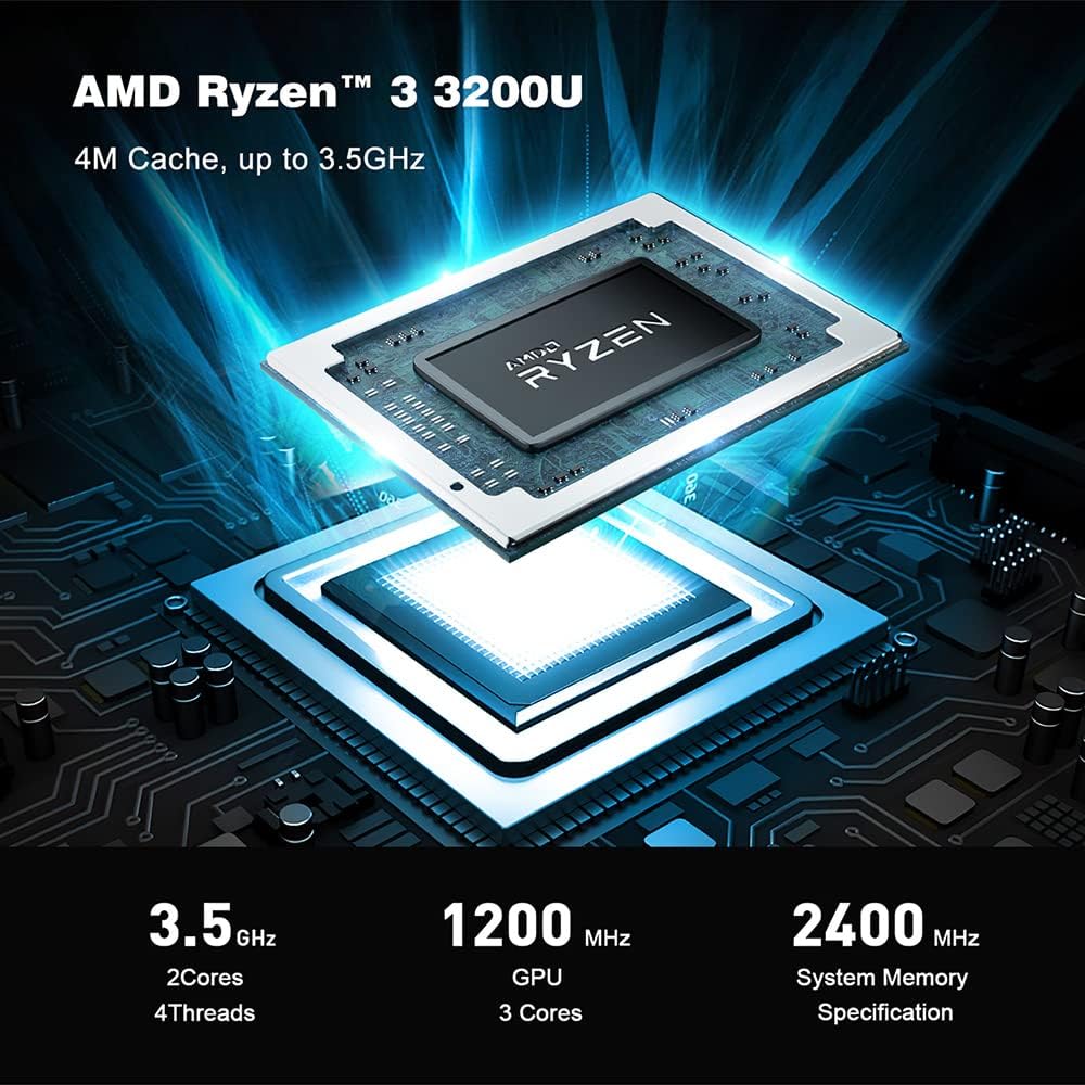Beelink SER4 Ryzen Mini PC Windows 11 AMD Ryzen 7 4800U(7nm, 8C/16T)up to 4.2GHz, 32GB DDR4 RAM 512GB NVME SSD, 4K@60Hz Triple Display Dual HDMI+Type-C, Support 57W Mini Gaming Computer WiFi 6E BT5.0 - Image 20