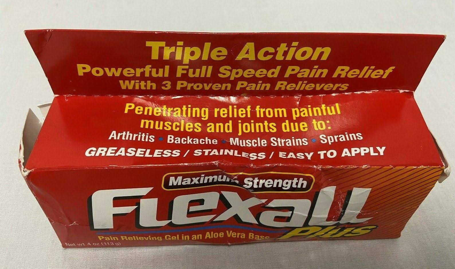Flexall Plus Pain Relieving Gel, Maximum Strength – 4 oz - Image 8