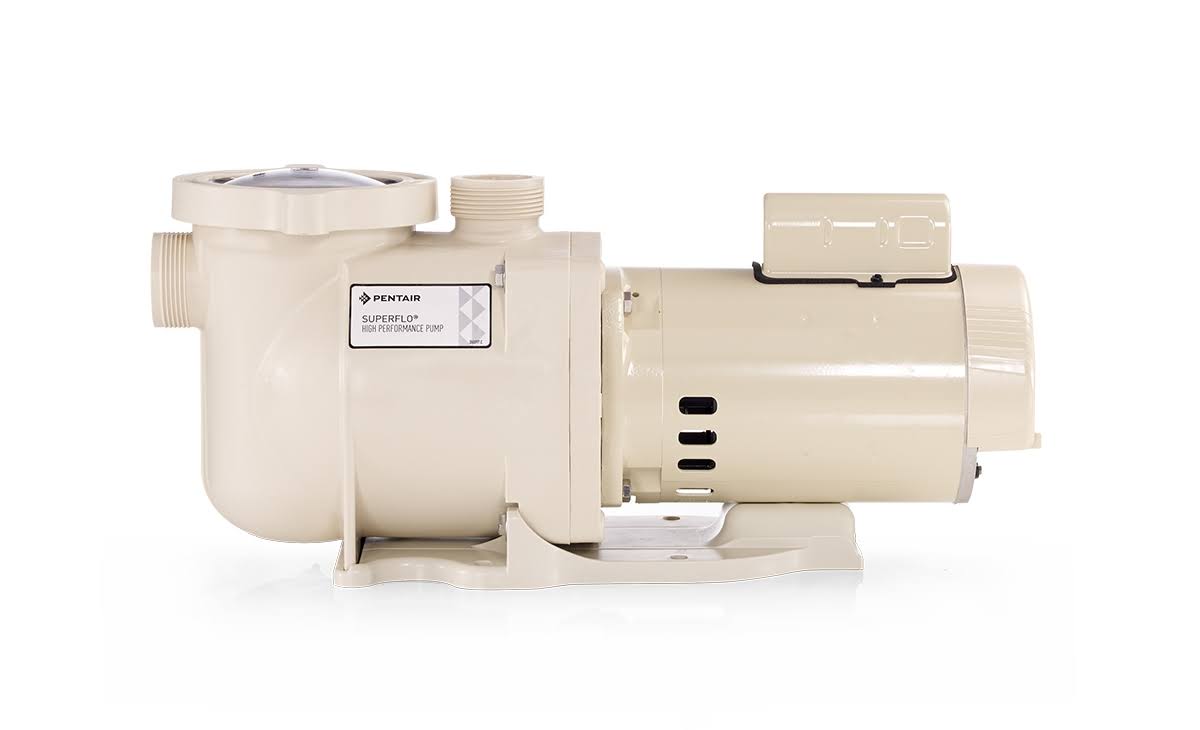 Pentair 340038 Stainless Steel SuperFlo Single Speed 115/230V 1HP Pool Pump - Image 10