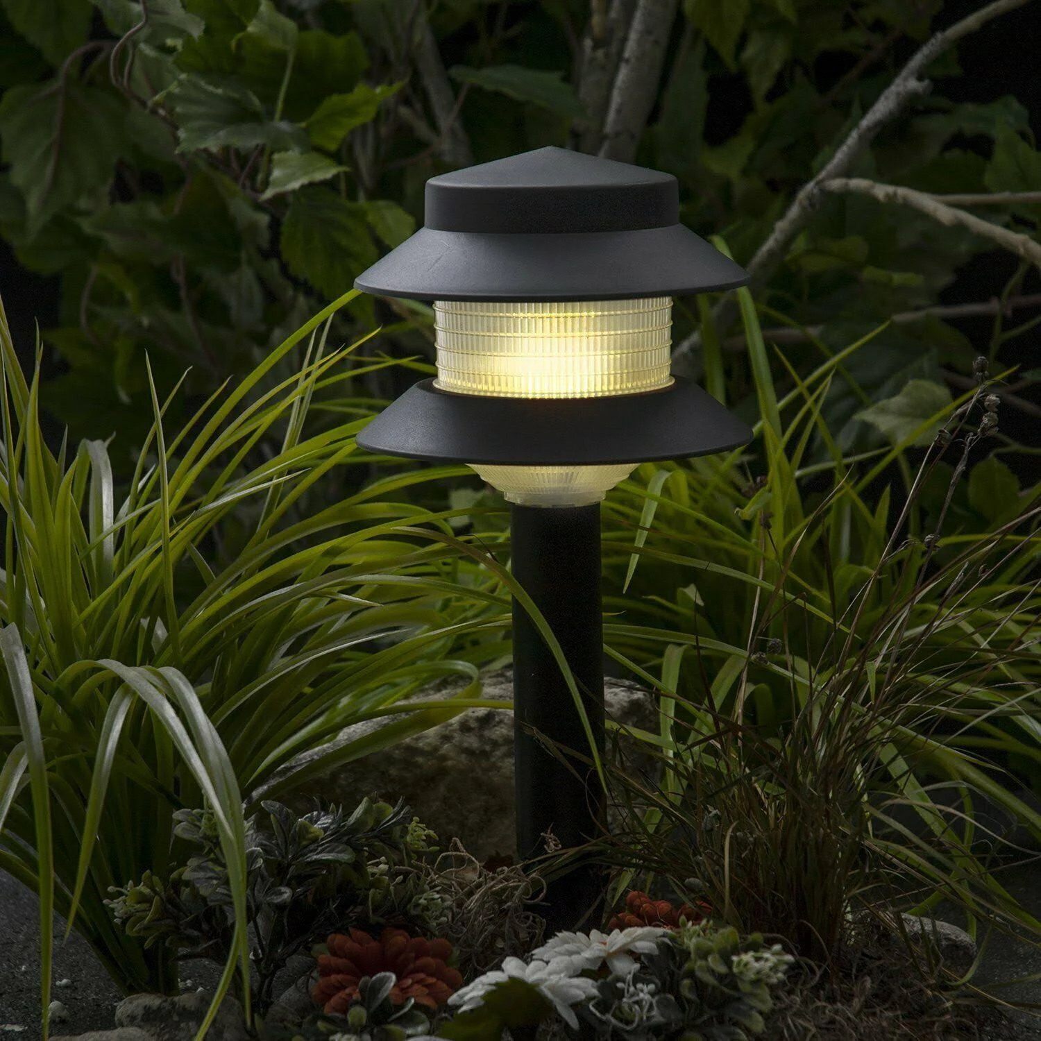 Paradise GL22627 Low Voltage Plastic 4W Path Light (Black, 8 Pack) - Image 3