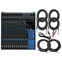 Yamaha MG16XU 16-Input 6 Bus Mixer W Compression Effects USB Rack