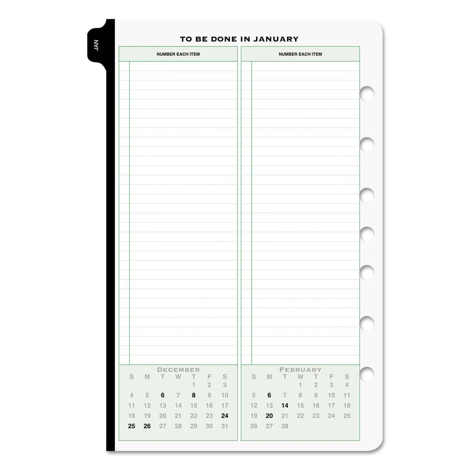Day-Timer Two-Page-Per-Day Original Refill - Image 6