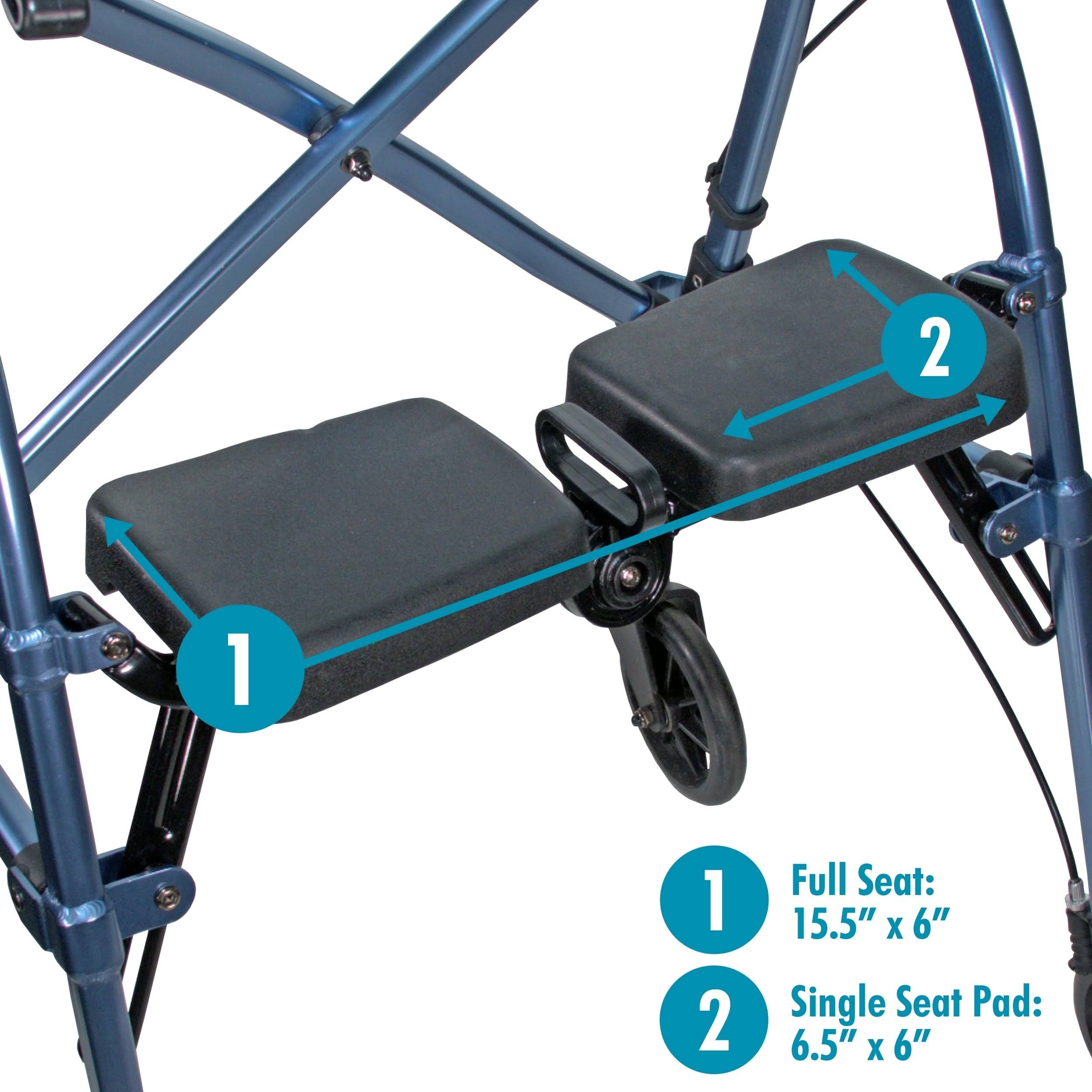 Able Life Space Saver Rollator Cobalt Blue – Each - Image 8