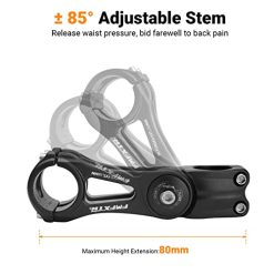 Alternative view of Himiway Bike Stem 110mm Adjustable MTB Stem Aluminum Alloy Bicycle Handlebar Stem Extender Riser for Most Mountain Bike Road City Bike MTB