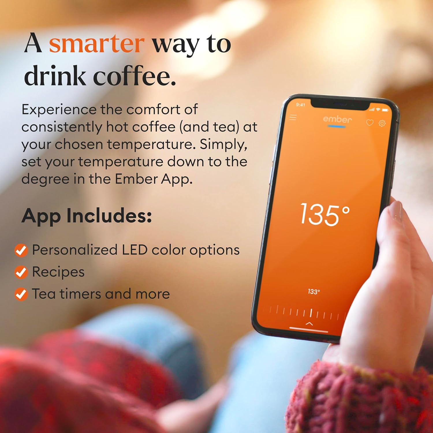 Ember Temperature Control Smart Mug 2, 14 Oz, App-Controlled Heated Coffee Mug with 80 Min Battery Life and Improved Design, White - Image 88
