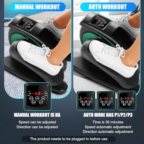 ANCHEER Under Desk Elliptical Machine – Quiet Pedal Exerciser for Seniors, Office & Home, Low-Impact Seated Leg Workout Equipment, Smart LCD Display, Remote Control - Image 41