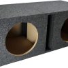 Car Audio Dual 10 Vented Subwoofer Stereo Sub Box Ported Enclosure 5/8 MDF