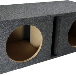 Car Audio Dual 10 Vented Subwoofer Stereo Sub Box Ported Enclosure 5/8 MDF