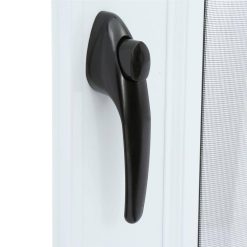 Alternative view of Emco 36 in. x 80 in. 100 Series White Self-Storing Storm Door