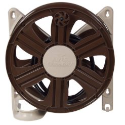Ames 2388340 Reeleasy Side Mount Hose Reel, 100-Feet Hose, Tan and Brown