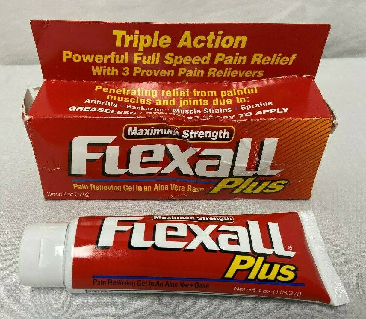 Flexall Plus Pain Relieving Gel, Maximum Strength – 4 oz - Image 3