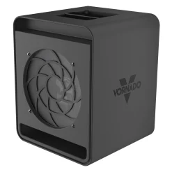 Alternative view of Vornado VMH300 Whole Room Vortex Metal Heater, Black (New)