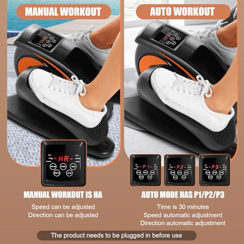 ANCHEER Under Desk Elliptical Machine – Quiet Pedal Exerciser for Seniors, Office & Home, Low-Impact Seated Leg Workout Equipment, Smart LCD Display, Remote Control - Image 29