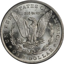 Alternative view of 1883-CC Morgan Silver Dollar