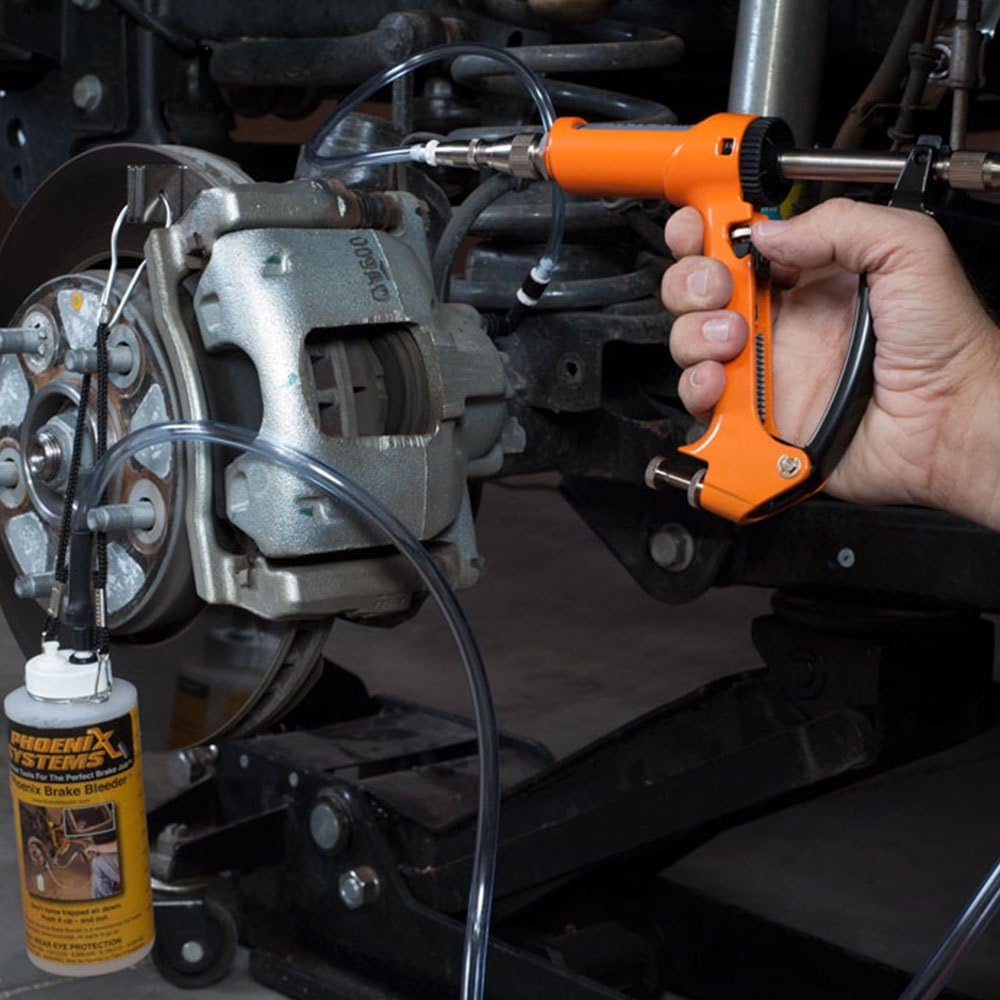 Phoenix Systems (2002HD-B) Heavy Duty Reverse Brake & Clutch Bleeder, One Person Bleeder, Cast Aluminum - Image 4