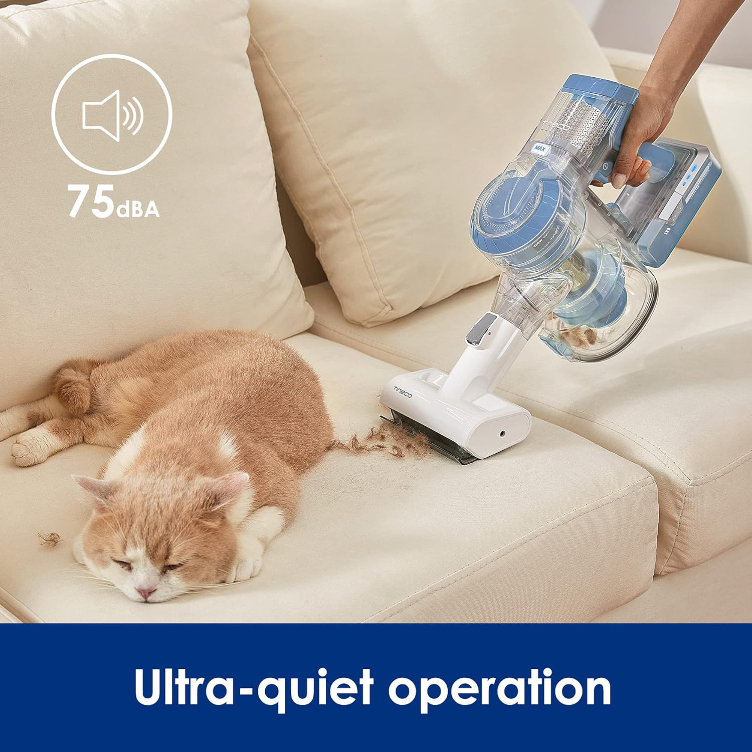 Tineco A11 Hero Cordless Lightweight Stick/Handheld Vacuum Cleaner, 450W Motor for Ultra Powerful Suction for Carpet, Hard Floor & Pet - Image 8