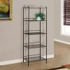 Monarch Bookcase 70H / Copper Metal Etagere