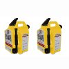 Surecan 5 Gallon Self Venting Diesel Fuel Can w Rotating Spout Yellow 2 Pack