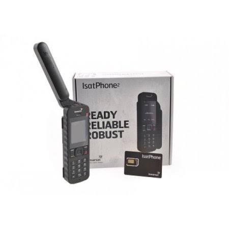 Inmarsat IsatPhone 2 – Satellite Phone with Free SIM Card and 100 (76.8 Minutes*) Airtime