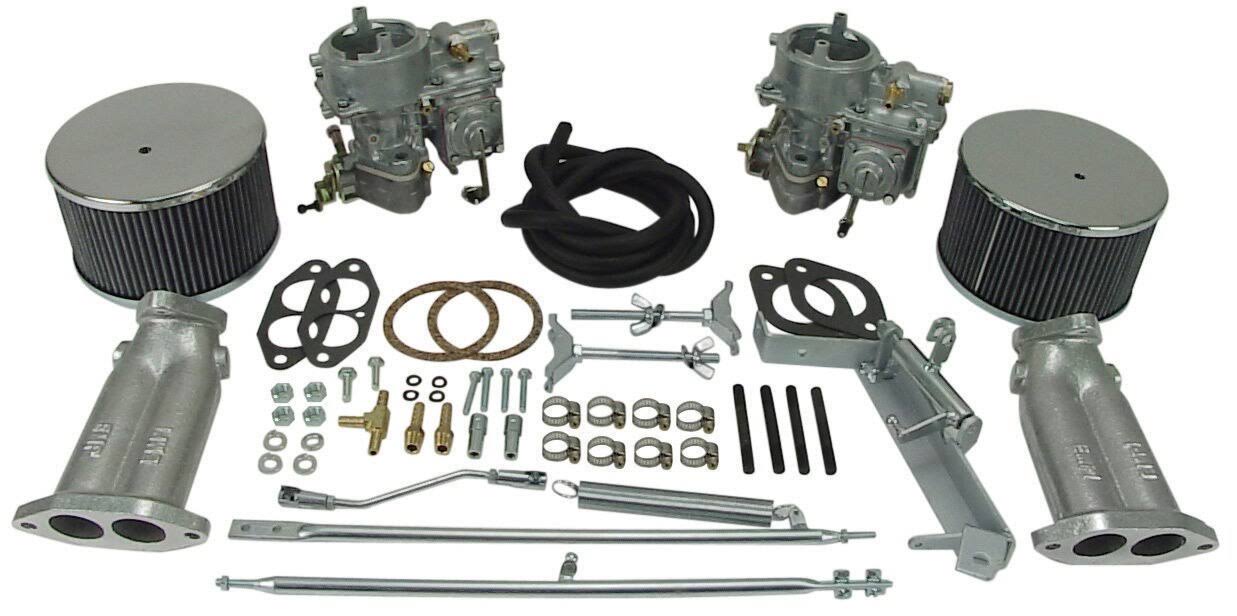 EMPI Dual 40 Kadron Style Carb Carburetor Kit Dual Port Type 1 43-4400
