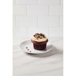 The Cheesecake Factory Bakery Red Velvet Medium Cupcake, 3.14 Ounce — 32 per Case.