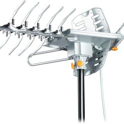 LAVA Outdoor HDTV Antenna, 150 Miles Ranges, HD-2605, 4K 1080P TV Remote Control Rotation UHF/VHF Reception with Built-In Low Noise Amplifier