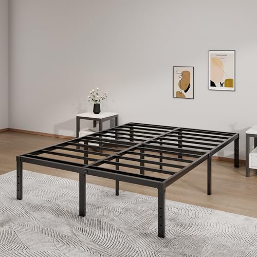 Metal Bed Frame Full Size – 14 Inch Heavy-Duty Full Platform Bed Frame No Box Spring Needed, Easy Assembly, Noise-Free, Sturdy Mattress Foundation, Underbed Storage Space - Image 7
