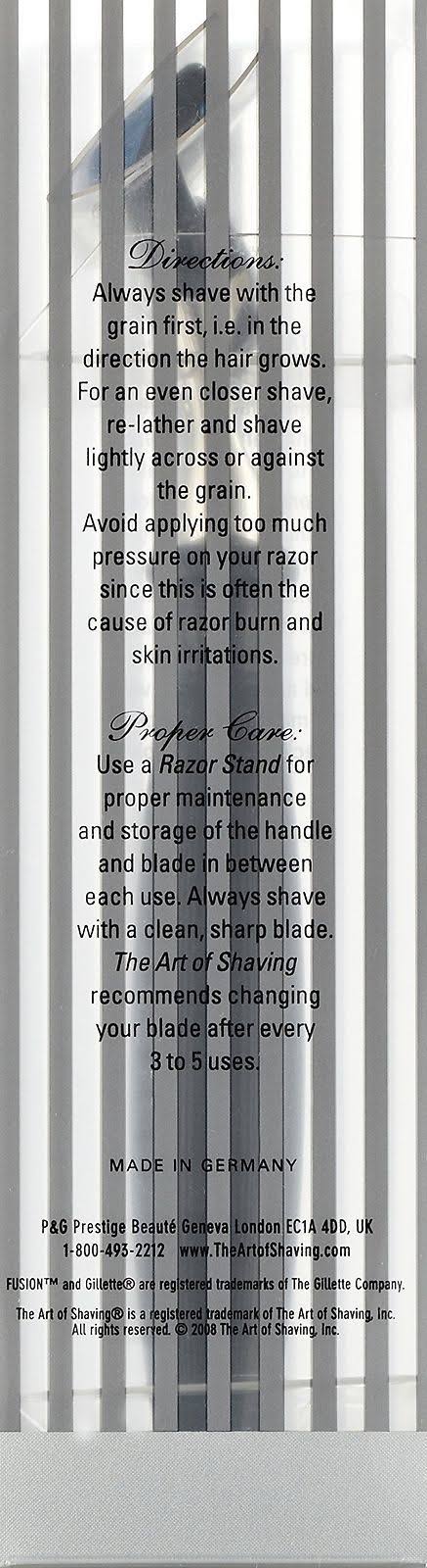 The Art of Shaving Fusion Black u0026 Nickel Razor - Image 5