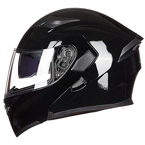 ILM Motorcycle Dual Visor Flip up Modular Full Face Helmet DOT 6 Colors Model 902 - Image 81