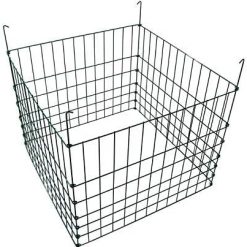 MTB Garden Wire Compost Bin 30x30x24 inches, Green, Garden Bed Fencing