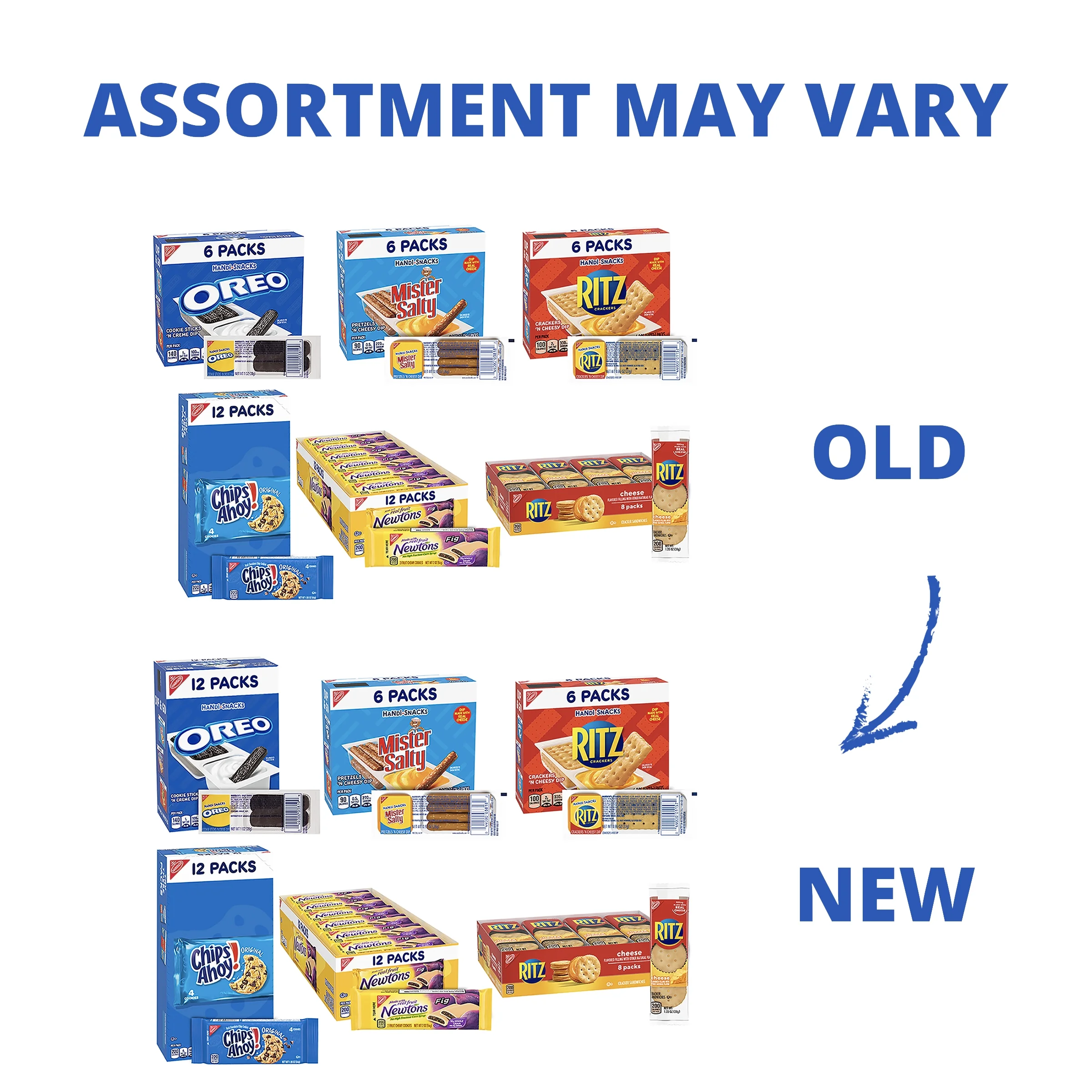 Nabisco Ultimate Sweet and Salty Snack Variety Pack, 56 Snack Packs - Image 2