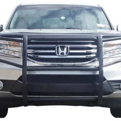 Alternative view of Black Horse 17H151402MA Black Grille Guard