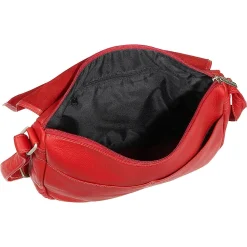 Alternative view of Le Donne Leather Flap Over Shoulder Bag Black