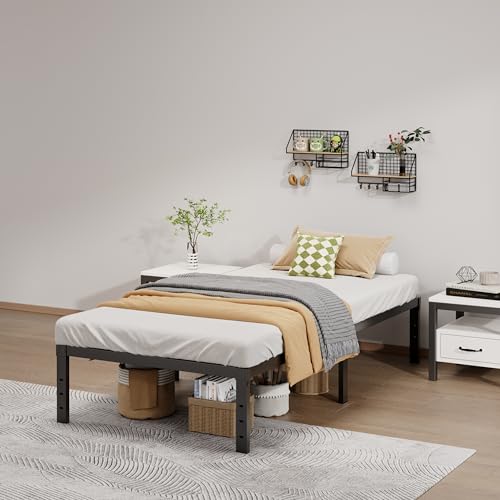 Metal Bed Frame Full Size – 14 Inch Heavy-Duty Full Platform Bed Frame No Box Spring Needed, Easy Assembly, Noise-Free, Sturdy Mattress Foundation, Underbed Storage Space - Image 61