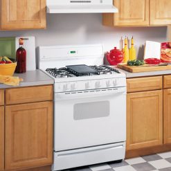 GE – 30 Recirculating Range Hood – White
