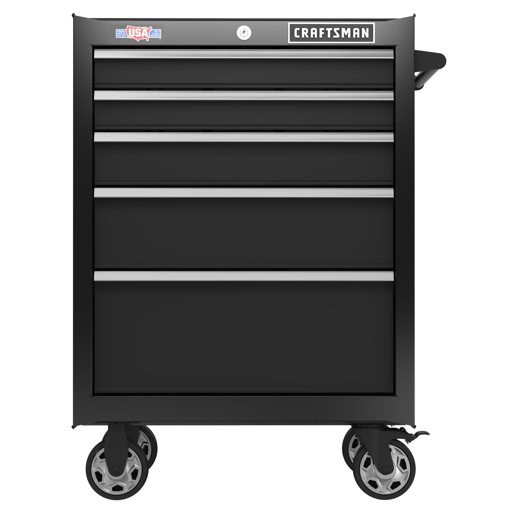 2000 Series 26.5-in W x 37.5-in H 5-Drawer Steel Rolling Tool Cabinet (Black) - Image 8