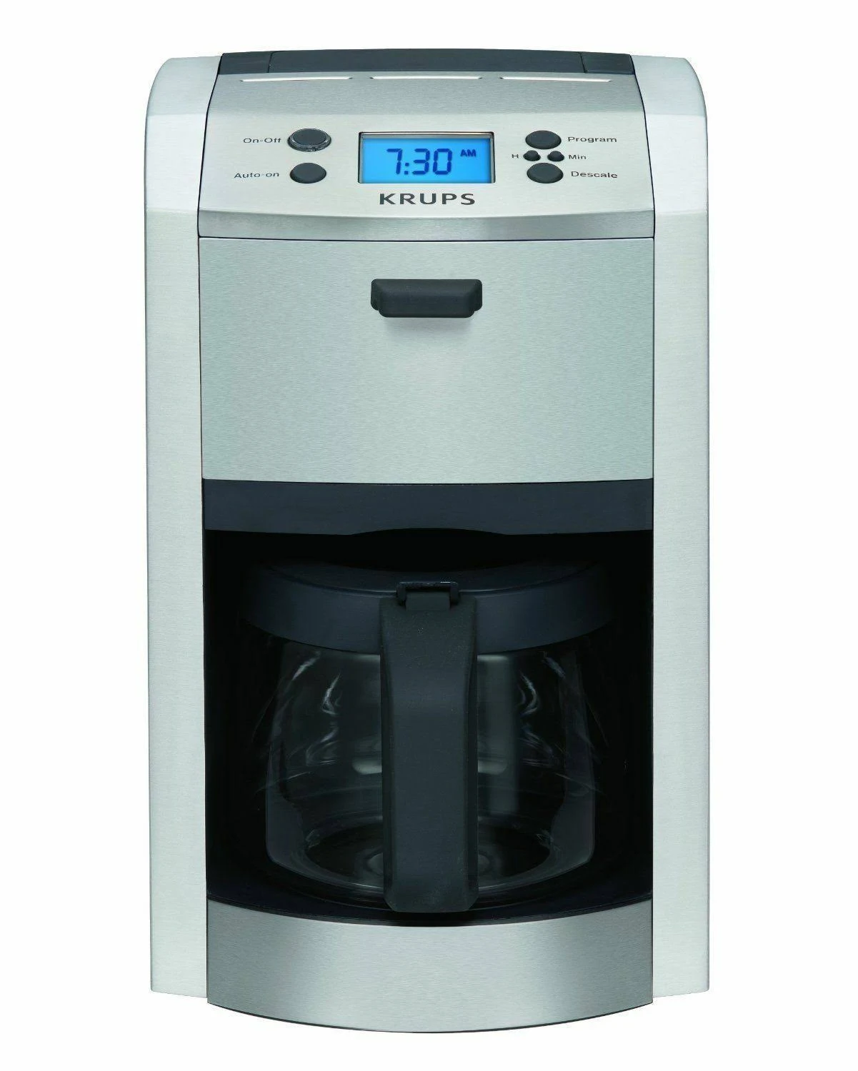 Krups KM8105 12-Cup Die-Cast Programmable Coffee Maker with Stainless