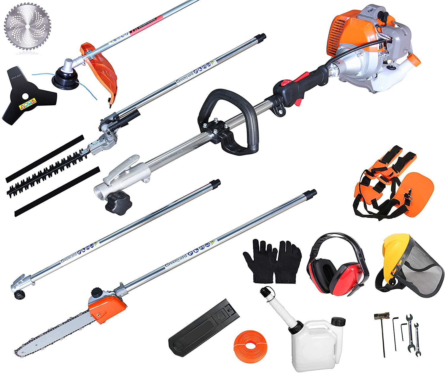 Multi functional Trimming Tools,Gas Hedge Trimmer,String Trimmer, Brush Cutter.