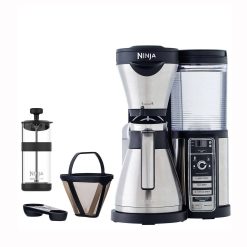 Ninja CF087 Coffee Bar Brewer with Stainless Steel Carafe u0026 Auto-IQ Intelligence